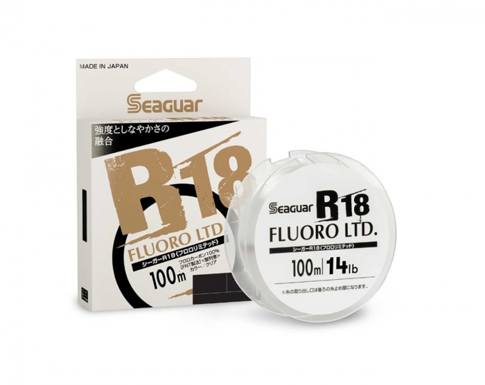 Seaguar R18 Fluoro Ltd 100m i gruppen Övrigt / Fiskelinor / Fluorocarbon Lina hos Örebro Fiske & Outdoor AB (Seaguar R18 Fluoro)